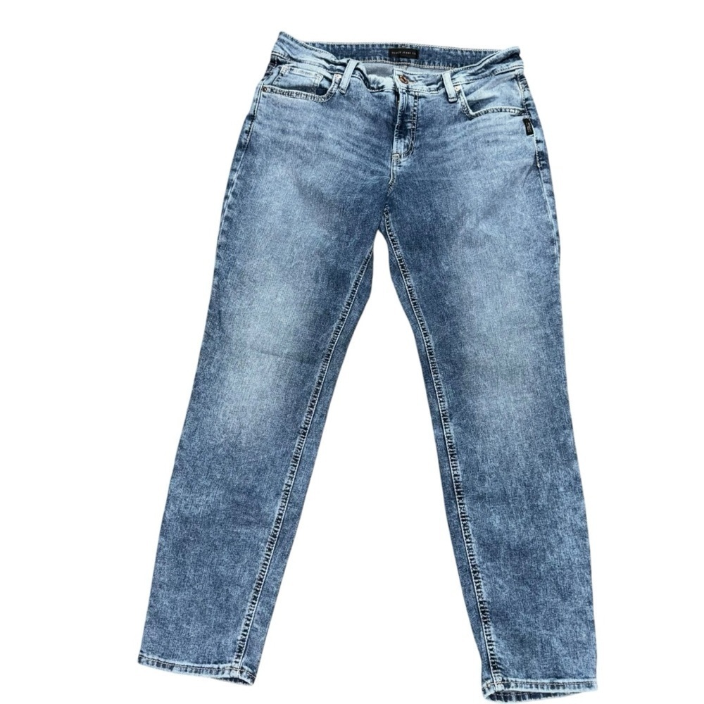 Women’s Silver Jeans Co Light Wash Mid Rise Straight 32x33